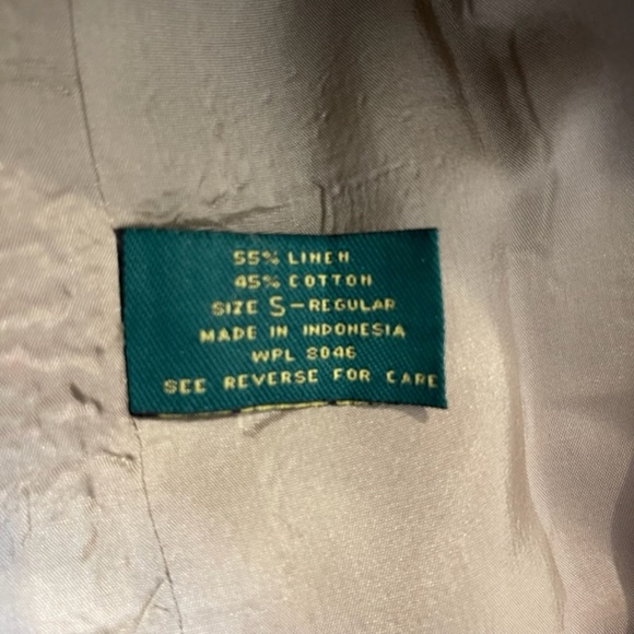 CLUB ROOM Mens sport coat linen and cotton blend size small - Picture 4 of 4